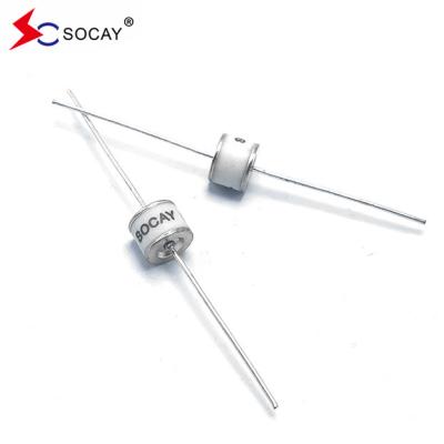 China Lightning Arrester Axial Leaded Ceramic Gas Discharge Tube 600V SC2E8-600ML GDT Electronic Component for sale