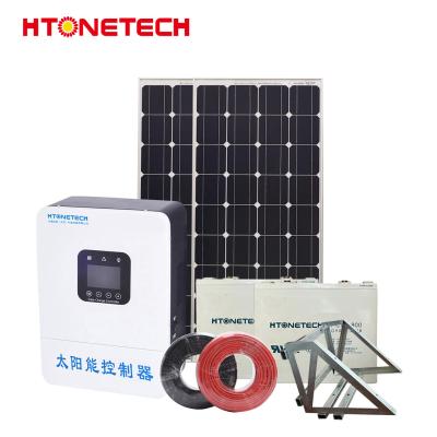 China 1 kW Off Grid Sistemas de energia solar MPPT Sistema solar para toda a casa à venda