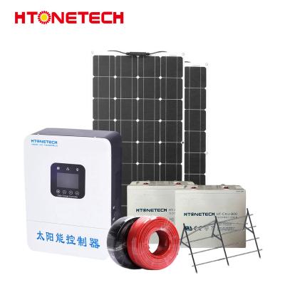 China HTONETECH 1Kw Small Off Grid Solar System with 2 Year Warranty for sale