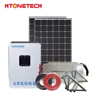 China Htonetech Kit de paneles solares fuera de la red 30KW 40KW 89KW para caravana en venta