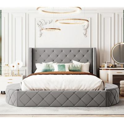 中国 China factory price North America style soft beds with adjustable platform storage function for bedroom and hotel home 販売のため