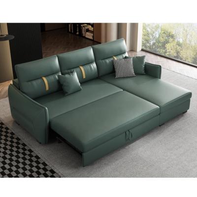 China Cara furniture factory new design leather living room sofa belt recliner  with storage  function sofa bed en venta
