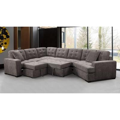 China factory new L shaped Modern furniture set large sofa sets sectional combination sofa bed for living room à venda