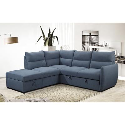 China Furniture de diseño moderno para el hogar en forma de L sofá de la sala de estar de la oficina sofá cama con caja de almacenamiento en venta