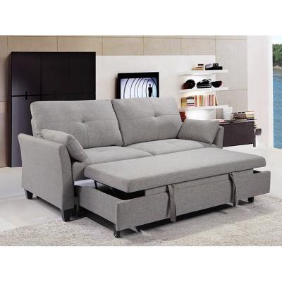 Китай Furniture Newest design sofa living room multi-functional sofa American style wooden frame fabric sleeper sofa bed продается