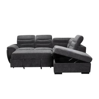 中国 Wholesale Italian furniture sofa set Modern L shape fabric living room corner sofa bed 販売のため