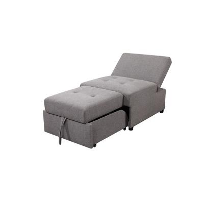 China 1 seater folding sleeper sofa modern design fabric sofa bed folding sofa cum bed for sale