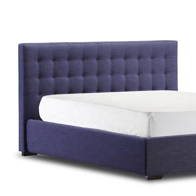 China Estilo minimalista moderno do rei Size Blue Nordic da cama do armazenamento do otomano do ODM do OEM à venda