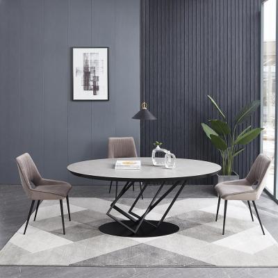 China Mobília luxuosa feito-à-medida moderna da sala de visitas mesa de jantar redonda de mármore do projeto à venda