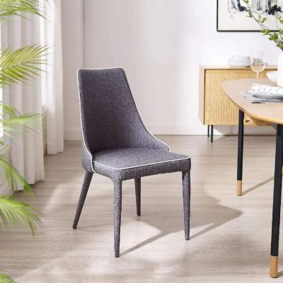 China Antiwear Linen Upholstered Dining Chair Multipurpose Morden Style for sale