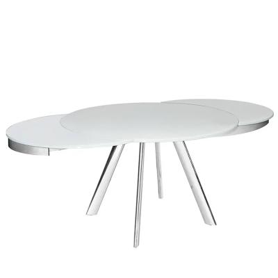 China Anti Scratch Modern Small Side Table , Multipurpose Stainless Steel Dining Table for sale