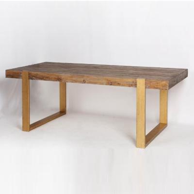 中国 無毒な反摩耗木側面のテーブル、多機能の木製の小さいダイニング テーブル 販売のため