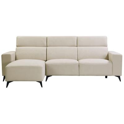 China Durable Breathable L Shaped Fabric Couch , Antiwear Contemporary Fabric Corner Sofas for sale