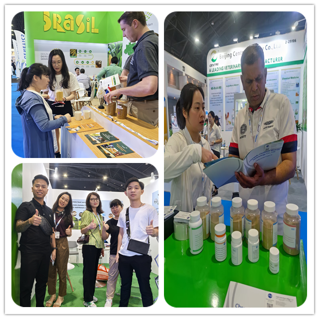 VIV exhibition display of Zinc Methionine Chelate products