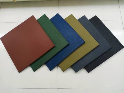 China OEM ODM Colored Rubber Tile For Outdoor Playground Garden Park for sale
