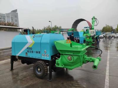China MDT-20D 42KW Hydraulic Cement Concrete Mixer Machine 22m3/H for sale