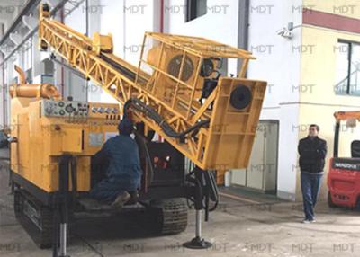 China 140kw Wheel Type Hydraulic Core Drilling Machine For Mining High Rotary Speed for sale