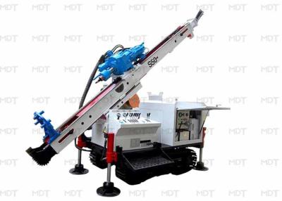 China 50 Meter 55KN Anchor Drilling Rig Rotary Drilling Machine Blue for sale