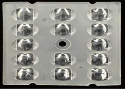 China Osram 3030 lasca as lentes 14 dos componentes da luz de rua do diodo emissor de luz em 1 com grau 65*130 à venda