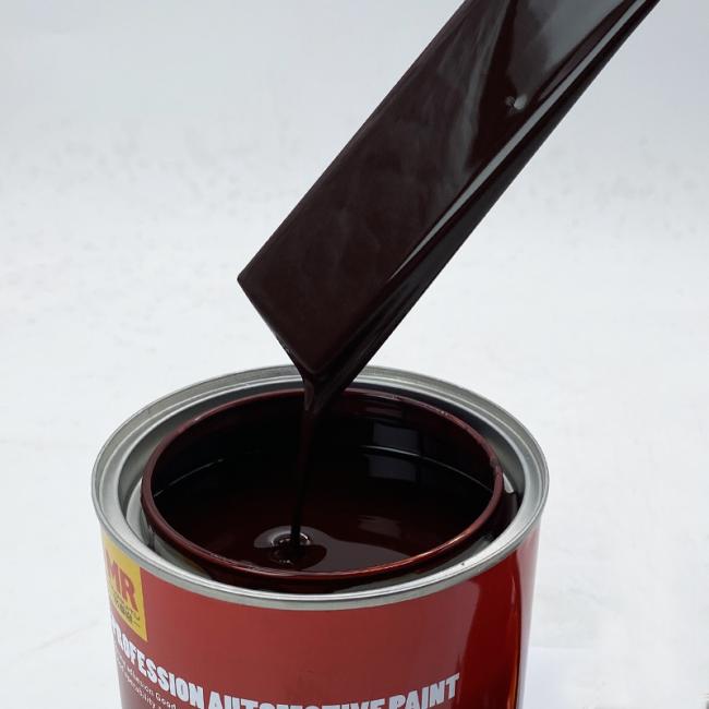 China Automotive Paints 1K Transparent Iron Red Liquid Paint 5