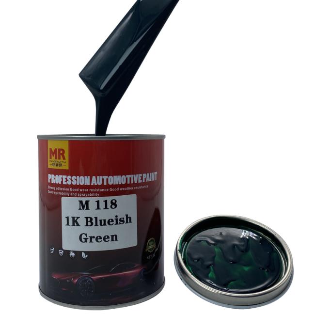 Factory 1K Blue Is Green Automotive Refinish Paint Acrylic Resin Car Paint 4