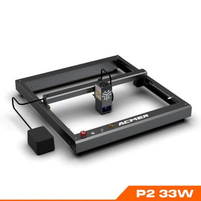 Chine Machine laser intégrée pour la gravure sur bois ACMER P2 33W haute précision à vendre