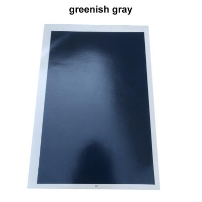 China Greenish Gray Laser Engraving Materials Heat Resistant Laser Engraving Marking Paper for sale