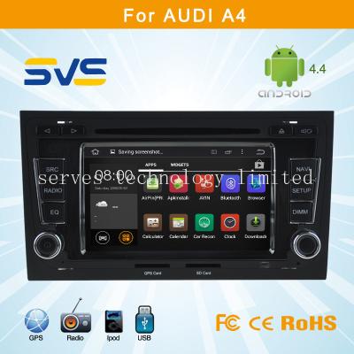 China Android 4.4.4 car dvd player for Audi A4 car radio gps navigation system with bluetooth for sale