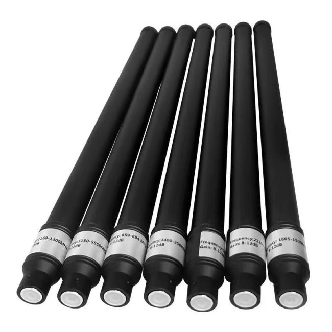 2400-2500MHz 50W 60cm 25mm Omnidirectional Digital Transmission Antenna Outdoor Waterproof Fiberglass Antenna for Uav