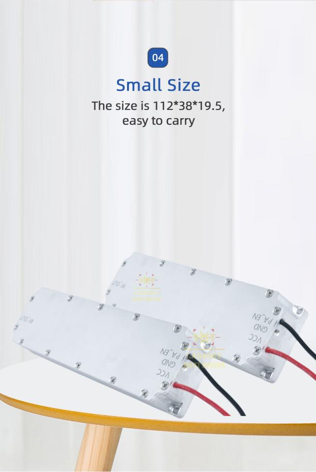 750-1050MHz 50W GaN Module Anti Drone Anti Fpv Anti Dji Anti Autel Fpv Suppresor 700-1000MHz RF Module 7