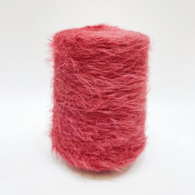 Chine Usine vente chaude nylon poilu fantaisie fil de cils motif plumes fil à tricoter à vendre