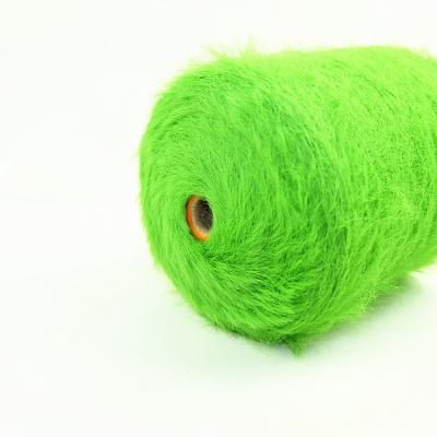 China Textured Ping Pong Yarn Nylon Fluffy Yarn Ball  Eyelash Feather Yarn For Knitting for sale