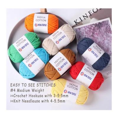 China 200G=219Y 70% Cotton 30% Nylon Blend Yarn Chunky Tube Cotton Yarn With Good Elasticity for sale