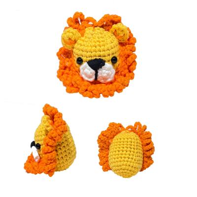 China Leche algodón lindo león crochet kit de bricolaje siete artesanía mano de punto juego de juego en venta