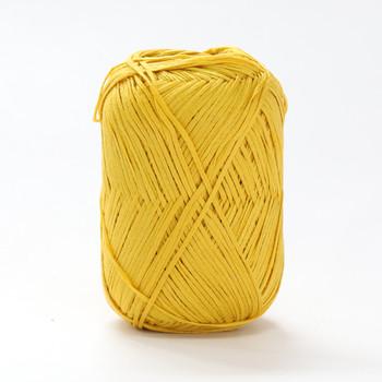 中国 1/3.8NM 100% Mercerized Cotton Multicolor Mesh Ribbon Yarn For Knitting 販売のため