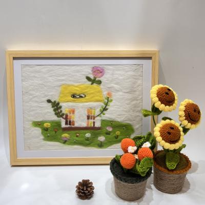 Chine Sept artisanat maison décoration peinture Punch Needle DIY Kit pour les débutants à vendre