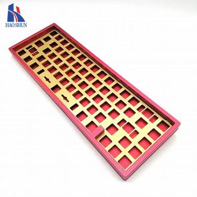 China OEM Custom For CNC Processing Mechanical Metal Anodized Aluminium 6061 6063Keyboard Case for sale