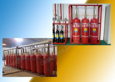 China 800m2 40L Cylinders Group FM200 Gas Suppression System for sale