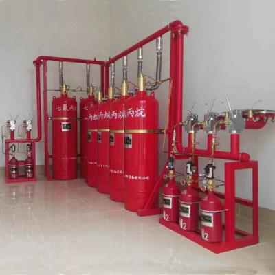 中国 Efficient Fire Suppression FM200 Cabinet System 200 Liters Temperature Range -20C To 50C 販売のため