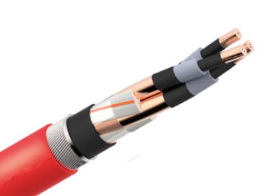 China 3 conductor de cobre de la envoltura del cable de transmisión de la SWA 50mm2 milivoltio de la base LSZH en venta