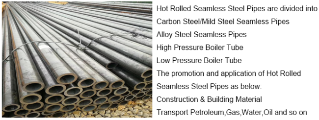 6 Inch SCH40 Hot Rolled Carbon Steel Seamless Pipes