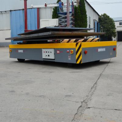 China Battery Operated 5 Tons Material Transfer Cart Automatic Charging for sale