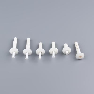 China Plastic White Wall Anchor Mushroom Head PVC Wall Plugs Pin ISO9001 for sale