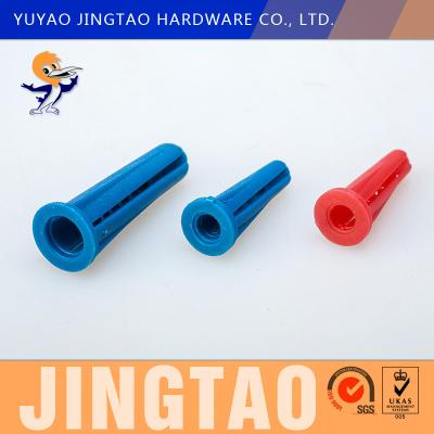 China Plastic Conical Anchor Plastic Expansion Wall Plug With Screw for sale