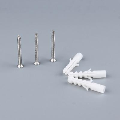 China White plastic wall plug Anchor 8MM X 40MM plastic screw anchors for sale