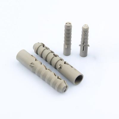 China Concerte Plastic Screw Hole Inserts Gray Color Screw Plastic Plug 6mm Diameter for sale