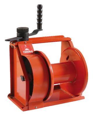China Orange Heavy Duty Hand Lifting Winch Manual Hand Winch For Boat for sale