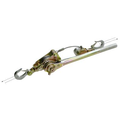 中国 3/16 Inch Cable Diameter Hand-Operated Wire Rope Puller with 18 1 Leverage Ratio 販売のため