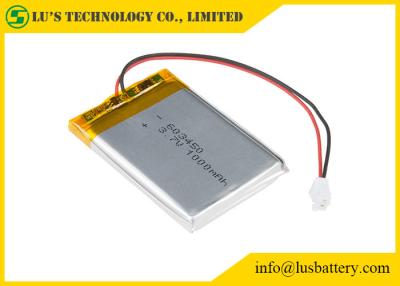 China Baterias recarregáveis personalizadas LP603450 3.7v 1000mah Limno2 de Lipo dos terminais à venda