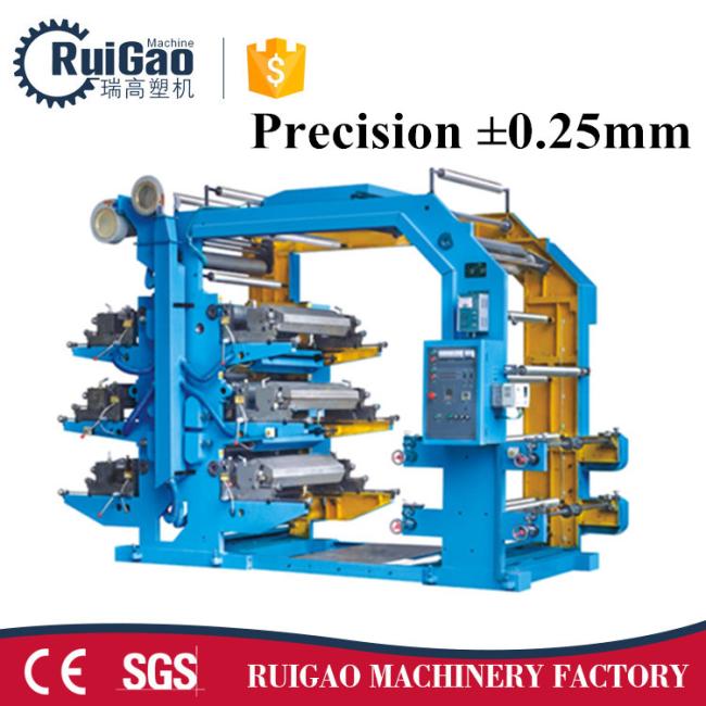 Six Colors Flexo Printing Machine Good Quality